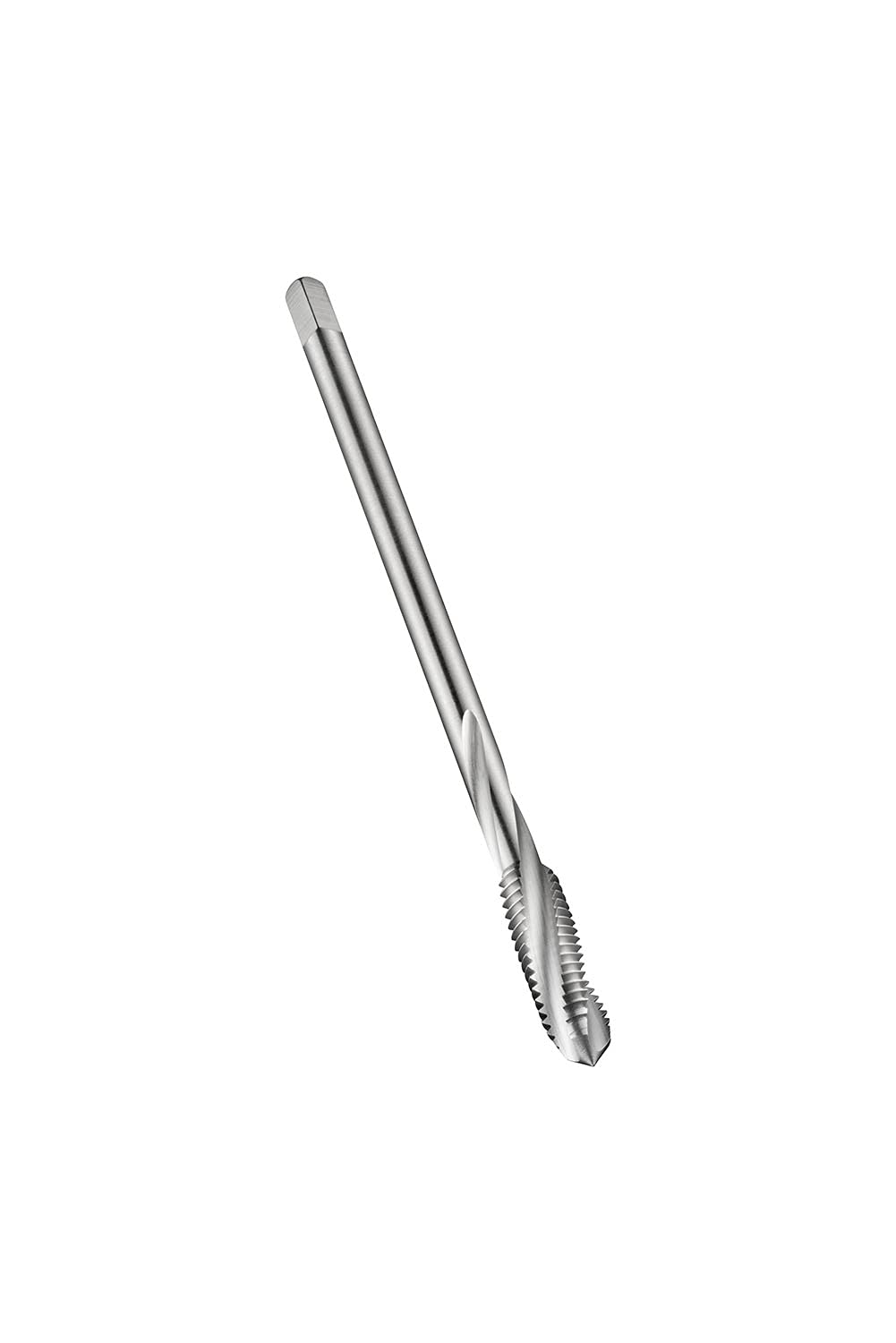 Dormer E258M36 Series E258 HSS-E-PM 15 Degrees Spiral Flute Machine Tap Metric with Bright Finish, DIN376 Standard, M36 x 4.00 mm Thread, 200 mm Length