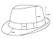 MIRMARU Summer Foldable Trilby Short Brim Lightweight 100% Linen Crushable Fedora Hat with Band(Beige)