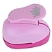 Paper Punch Hole Puncher - (3 Pack Heart Tulip Crown) - Personalized Paper Craft Punchers Shapes Set - for Scrapbook Engraving Kids Artwork - Greeting Card Making DIY Crafts