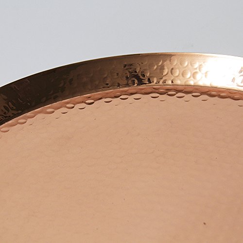 Large-Contemporary-Hammered-Edge-Pure-Copper-Circular-Serving-Party-Tray-By-Alchemade-15-Inch-Round-Charger-Platter-Serving-Dish