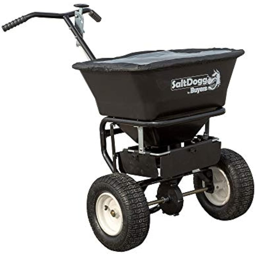 WB150BG Bulk Walk Behind Broadcast Salt Spreader, 100 Lb. Capacity