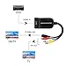Wiistar HDMI to Male Composite 3RCA AV R/L Female S-Video Audio Vdieo Converter Adapter Support 720P/1080P with Male RCA Cable for PC Laptop Xbox PS3 TV STB VHS VCR Camera Blue-Ray DVD