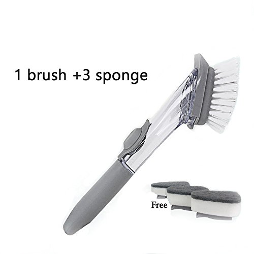 M-bestl Kitchen Brush with Soap Dispenser /detergent dispensing