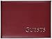 DARICE 35929 Red Silver Embossed Guest Book, 60-Page, 8.5 by 6.25-Inch
