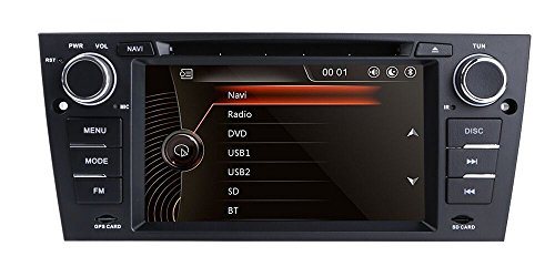 MCWAUTO For BMW 3 Series E90 E91 E92 E93 Car DVD Player GPS 7 Inch BMW Original UI 1080P Capacitive Touch Screen Car Stereo In-Dash DVD Player with GPS Navigation CANbus