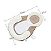 Lovyno Baby Bed Mattress,Head Support Portable Baby Bed Pillow for Newborn Baby and Infant Age 0-12 Months (Grey)