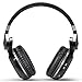 Bluedio T2 Bluetooth Wireless Stereo Swiveling Headphones with Mic, 57mm Drivers,Black