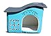 Feline Ruff Indoor Cat House. an Extra Sturdy Luxury Covered Indoor Cat Bed Condo. Pet House Shelter for Dogs and Other Pets Too. (Home Sweet Home)