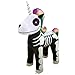 Joiedomi Halloween 5 FT Inflatable Skeleton Unicorn with Build-in LEDs Blow Up Inflatables for Halloween Party Indoor, Outdoor, Yard, Garden, Lawn Decoration