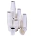 TashiBox White Hot Drink 120 Count - 12 Oz Disposable Paper Coffee Cups