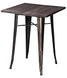 Merax Antique Style Rectangular Dining Table Black (Antique Black)