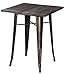 Merax Antique Style Rectangular Dining Table Black (Antique Black)