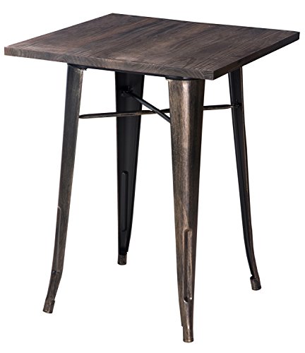 Merax Antique Style Rectangular Dining Table Black (Antique Black)