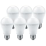 LEDMO LED Bulbs E26 Light Bulb,7Watt Equivalent To Traditional 60W Bulb,3000K,Warm White(Pack of 6)