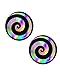 iHeartRaves Spiral Hologram Rave Pasties (Set of 2 Pasties)