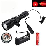 1 Pack 2500 Lumen XML T6 Q5 LEDs Flashlight w/Mount