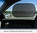 ComfoBee Upgraded Car Window Sun Shade No Suction Cups Needed - Block UV Rays from Sun - Skin Protection for Kids, Pets, and Humans - Keep Your Car Cool - Easy Installation (Sides)