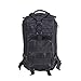 Pinty 600D Black Tactical Military Backpack Assault MOLLE Pack Combat Camping Bag 20-25L