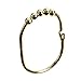 2 Lb. Depot Wide Shower Curtain Rings - Set of 12 Easy Glide Rollers with Decorative Gold Finish - Stainless Steel Shower Hooks for Straight and Curved Rods - Decorative and Durable for Any Bathroom