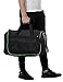 MIER 24Inch Gym Bag Sports Duffel Bag with Shoe Compartment for Men, Black