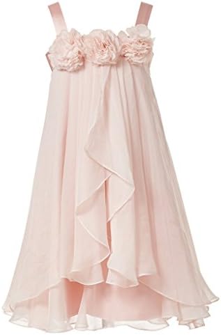 Princhar Girl's Blush Pink Flower Girl Dress Girls Toddler Party Dresses