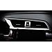Rqing For Honda Civic 10th 2016 2017 2018 2019 Interior Front Center Air Condition Vent Outlet Cover Trims (Silver Paint)