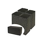 Gulf Highway Commercial Grade Grill Cleaning Brick Bulk 4 Pack By Pumice Stone Cleaner Tool Cleans Restaurant Flat Top Grills, BBQs Or Griddles Effectively Without Harsh Chemicals Or Abrasives