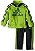 adidas Little Boys' Tricot Jacket and Pant Set, Bright Green, 5