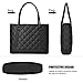 Laptop Tote Bag, DTBG 15.6 Inch Nylon Classic Diamond Pattern Travel Business Computer Shoulder Bag Carrying Briefcase Handbag for 15-15.6 Inch Laptop/Notebook/MacBook/Ultrabook/Tablet,Black