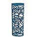 Lucklybestseller Metal Lighter Case Cover Holder Hollow Design for BIC Full Size Lighter J6 (Rose Hollow-Blue)