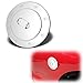 AutoModZone Chrome ABS Fuel Tank Gas Door Cap Cover for 07-17 Toyota Tundra