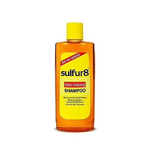 Sulfur8 Deep Cleaning Shampoo for Dandruff, 7.5 Oz (Pack of 3)