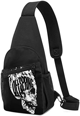 オフスプリング The Offspring 6 ボディバッグ ワンショルダーバッグ 人気 レジャーバックパックipadmini収納可能 カジュアル ユニセックス 賜物 サイクリング 肩掛けバッグ メンズ スポーツ アウトドア