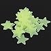 LORJE 100pcs Wall Glow in The Dark Star Baby Kids Room Stickers Decal