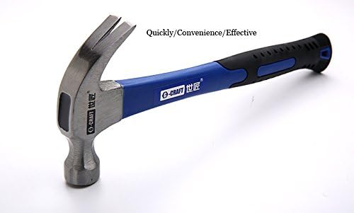 Hammer Fiberglass Handle Claw Woodworking Multi-purpose For Jewelry Making Repair Tools