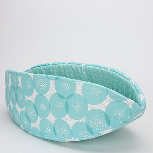 Aqua color cat bed - the Cat Canoe modern style cat bed - a designer cat bed shaped like a boat - pet bed made in USA