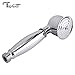 TAPCET Classical Shower Head Brass Handheld Showerhead 6 Style With 2.0 GPM Water Saving Sliver Color