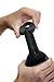 Ozeri Pro Electric Wine Bottle Opener in Black, with Wine Pourer, Stopper, Foil Cutter and Elegant Recharging Stand
