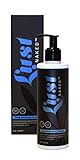 Lust Naked - Hemp Exfoliating Cleanser with AHA, Clarifying Foaming Body Wash, Anti Aging Skin Care, 8.0 oz.