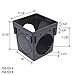 StormDrain Square Catch Basin Yard Drainage Kit with Debris Trap (12 Inch, Black)