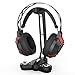 dodocool Gaming Headphones Stand Headset Stand with EQ7.1 Surround Sound, Headset Holder, LED Lights, 2 USB Ports 3.5mm Audio Jacks and a Microphone Jack, Black