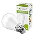 LE® 12W A19 E26 LED Bulbs, 75W Incandescent Bulbs Equivalent, 1050lm, Daylight White, 6000K, Medium Screw, 180° Beam Angle, LED Light Bulbs, Pack of 5 Units