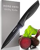 Utility Knife 5 Inches - Kitchen Utility Knife - Utility Kitchen Knife 5 Inches - Sharp Knife and Kitchen Utility Knives by Home Hero