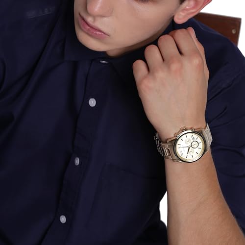 A｜X ARMANI EXCHANGE AX Chronograph Watch for Men with Leather, Stainless Steel or Silicone Band