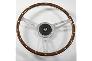 FLASHPOWER 13“ Classic wood steering wheel Restoration Vintage Triumph Spitfire TR4,TR5,TR6