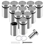 Luomorgo 12 Pcs 5/8" x 1.18" Stainless Steel