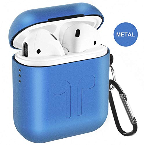 Metal Airpods Case 2019 Newest Full Protective Skin Cover Accessories Kits Compatible Airpods 1&2 Charging Case[Not for Wireless Charging Case]