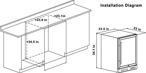 6 AMZCHEF+Refrigerator+Freestanding+Temperature+Efficient
