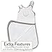 Nested Bean Zen Sack Classic - Adjustable Cotton Wearable Blanket | Baby Sleeping Bag (3-6 Months, Flying Adventures of Bunny)