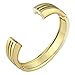 bayite Fitbit Alta Bands Jewelry Bangle For Fitbit Alta, Unadjustable One-size Bracelet, Gold Large 6.3
